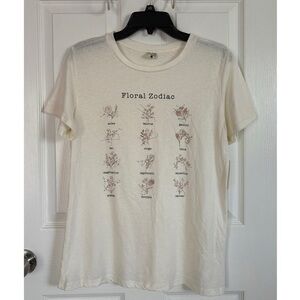 Life Elsewhere Floral Zodiac Graphic T-Shirt